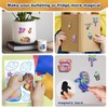 FLUXOJOY Foil Art Craft Kits for Kids, Mess -Free Fun