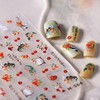 Tensor 3D Embossed Nail Stickers M564 - Cute Panda, Rabbit, Cherry Designs for Kids Free Size/M564 20ea