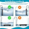 SEAOURA Small Aquarium Heater, 50W Mini Fish Tank Heater, Adjustable