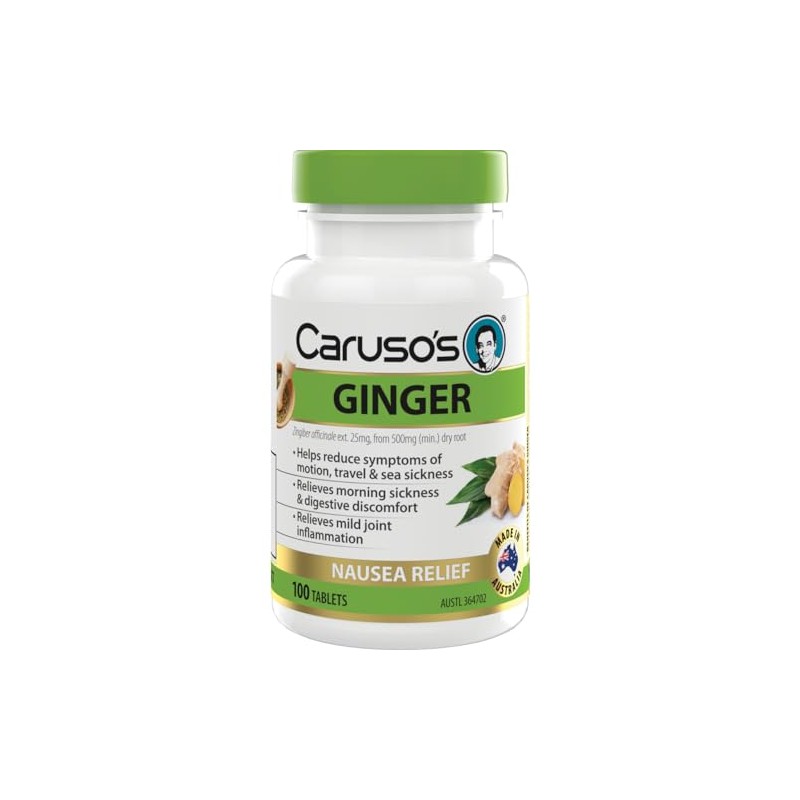 Caruso's Natural Health Ginger 100 Tablets