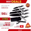 Swiss Line Non-stick Coating Knife Set, 5PCS, Stainless Steel, BRAND