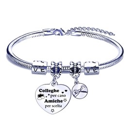 POIUYTRE Colleague Christmas Gifts,Colleague Gift Ideas,Colleague Gift Colleagues Colleagues,Bracelet Friends,Birthday Gift Colleagues,Thanksgiving Gift for Colleagues and Friends, L