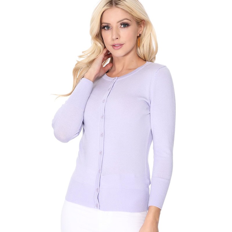 YEMAK CO079 - Sudadera de punto de cuello redondo para