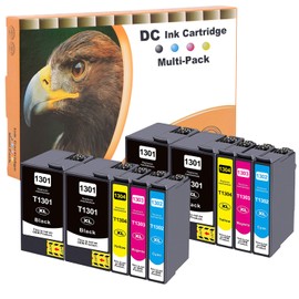 D&C 10x Printer Cartridges Compatible with Epson 13XL T13XL for Epson WF7015 7525 3540 SX420W BX320FW SX620FW BX/SX525WD BX625FWD BX305FW B42WD BX925FWD BX635FWD BX535WD SX4355 40W BX630FW