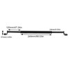 Aluminum Alloy CNC Balance Bar Crossbar Handlebar Extended Reinforcement for