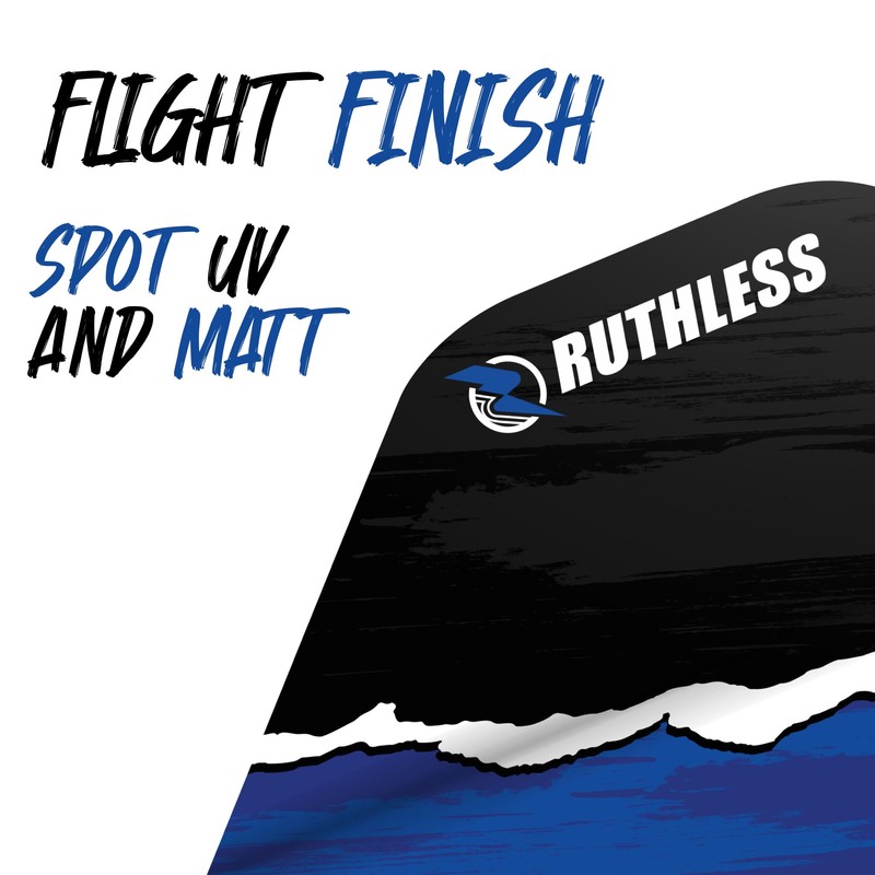 RUTHLESS Dart Flights | Premium 100 Micron Standard Number 2