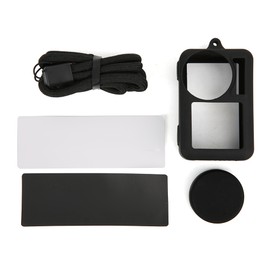 Silicone Protective Cover with Adjustable Lanyard for DJI CYNOVA Osmo Action Sports CameraBalck