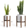 Sophia Mills Mid Century Plant Stand - Solid Wood Item