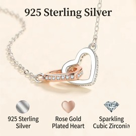 Sihdnok Granddaughter Necklace in 925 Sterling Silver, Gift from Grandma and Grandpa, Christmas Birthday or Graduation Jewelry for Granddaughter