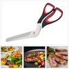 Tijeras de pizza de acero inoxidable de grado alimenticio, cortador