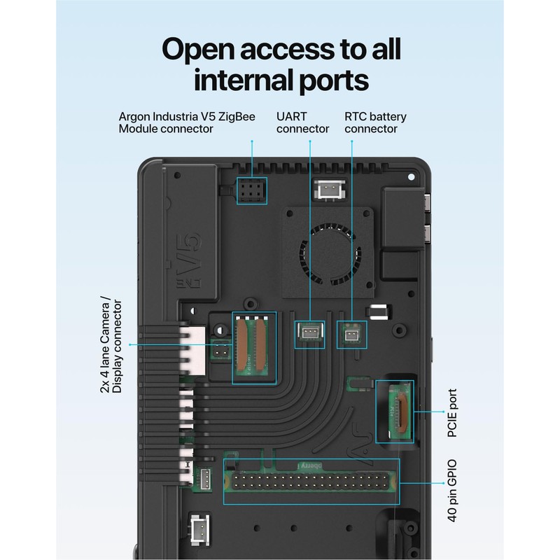 Argon ONE V5 M.2 Case | Raspberry Pi 5 Aluminum