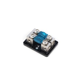 KnuKonceptz Bassik 2 Way Mini ANL Fuse Distribution Block - 1/0 Gauge to 4 Gauge - 80 Amp
