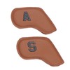 10PCS Golf Head Protective Covers Waterproof PU Material Golf Putter