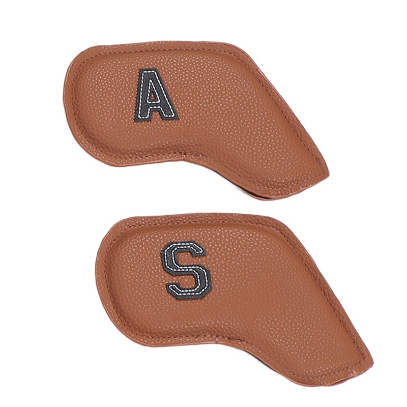 10PCS Golf Head Protective Covers Waterproof PU Material Golf Putter