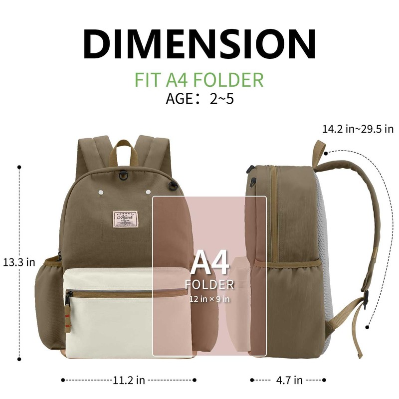 Toddler Backpack for Boys 2-5: Preschool Kindergarten 13" Daycare Backpacks