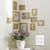 4 Pack Decorator Outlet Covers Wall Plate, Standard Size 2-Gang