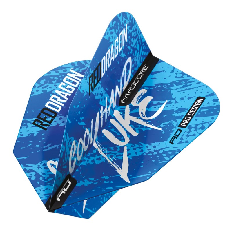 RED DRAGON Luke Humphries World Champion Blue V-Standard Dart Flights