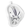 Melting Clock Plastic Retro Decorative Electroplated Metal Paint Desk Table