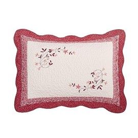 MODERN HEIRLOOM Caroline Bedspread, Standard Sham, Red