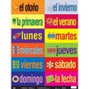 Poster Pals Spanish Educational and Language Teaching Chart Posters, Classroom