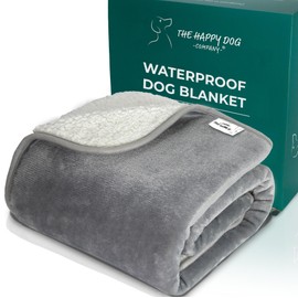 Waterproof Dog Blanket Washable (M) - Easy Clean, Premium, Soft & Reversible Waterproof Throw, Puppy Blanket, Pet Blanket - Waterproof Blanket For Sofa, Bed & Car