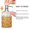 Chrome Soap Dispenser Pump Replacement - Silver 304 Rust Proof