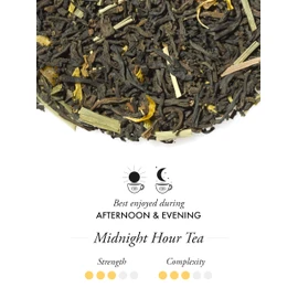 TWG Tea | Midnight Hour Tea | Black Tea | Fragrant Tropical Fruits | 15 Hand Sewn Cotton Teabags | Gift Set