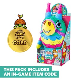 Piñata Smashlings: Huggable 12" Plush: Dazzle The Donkey - Series 1, Kid's Stuffed Smashling Character, Soft & Squeezable, Colorful, Toikido, Ages 3+