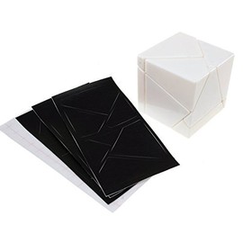 limCube Ghost Cube 2x2x2 - White Body with Black Labels