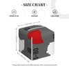 WCMYII Tissue Box Cover Ohio State Gray Modern PU Leather