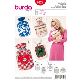 Burda Style Hot Water Bottle cover 6728
