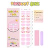EBANKU - Tiras de uñas de gel semicuradas para niños,