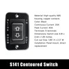 Memiuyelay S141 Slide in/Slide Out Contoured Switch 20A Continuous 40A