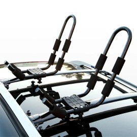 LT Sport Fit VW Roof Top Kayak Rack Canoe Carrier Car Cross Bar Mount Surfboard Holder