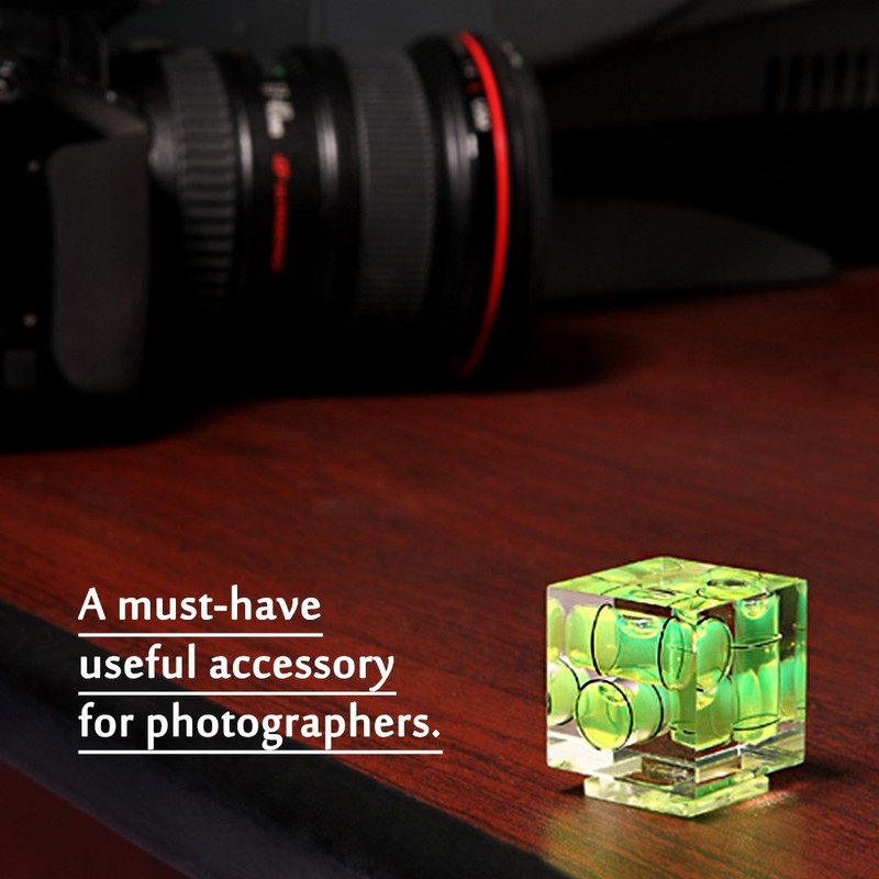 SENHAI Triple 3 Axis Hot Shoe Bubble Spirit Level Compatible