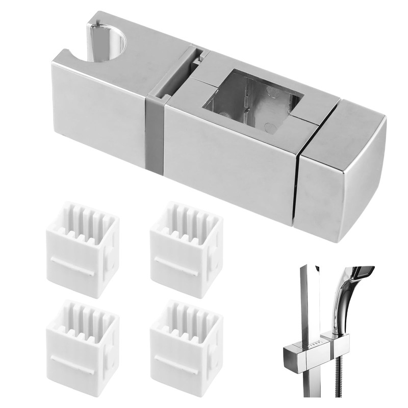 Handheld Showers Holder, Square Slider Bar Holder, with 4 Sizes