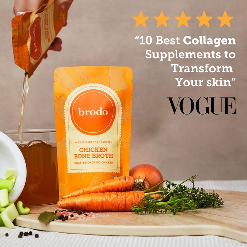 Brodo Deeply Rooted Organic Chicken Broth with Turmeric & Ginger,