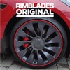 Rimblades rim protection and styling, red, version 2016, alloy rim,