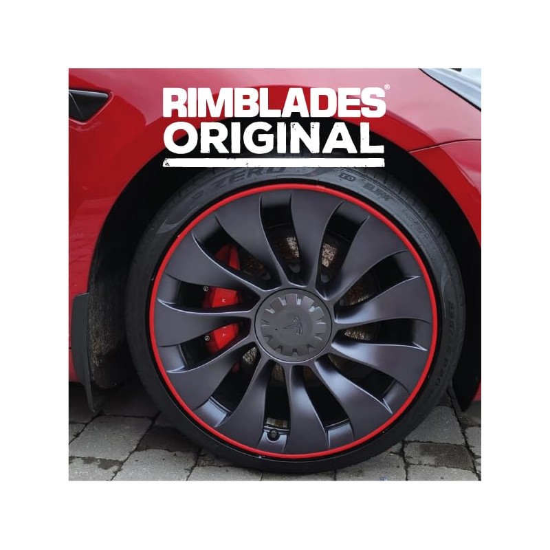 Rimblades rim protection and styling, red, version 2016, alloy rim,