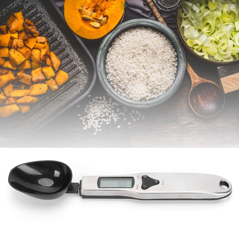 Digital Measure Spoon Small Stainless Steel Scale with Weighing Range