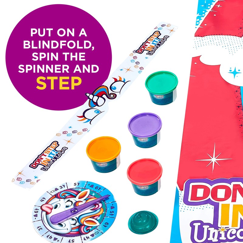 Hasbro Gaming Don’t Step in It Game, Unicorn Edition (Amazon