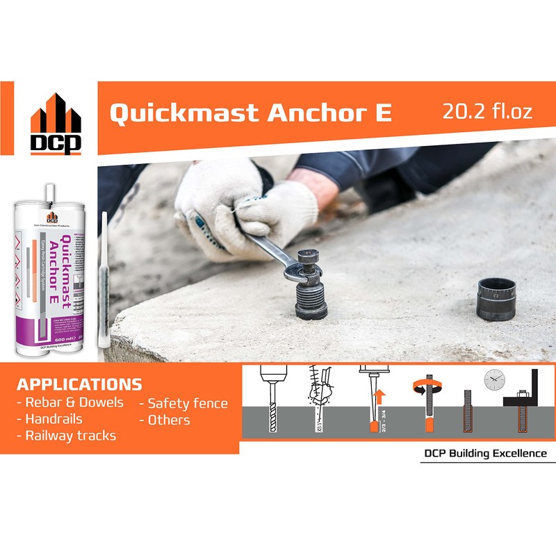 DCP Quickmast Anchor E Concrete Anchoring Epoxy - Two-Part, Dual