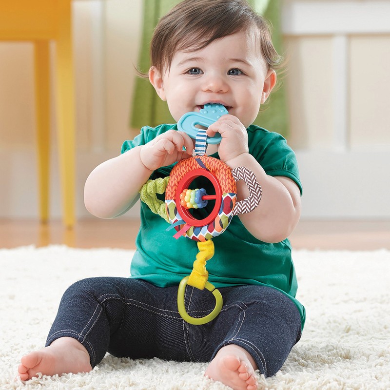 Skip Hop Rattle and Play Stroller Toy, Tug and Clatter