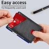 Everwish Creations Leather Money Clip Double Fold RFID Blocking Wallet