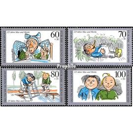BRD (BR.Deutschland) 1455-1458 (kompl.Ausgabe) postfrisch ** MNH 1990 Max und Moritz - Wilhelm Busch (Briefmarken für Sammler) Malerei