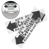 Mobestech 6pcs Car Door Open Warning Stickers Auto Decals for