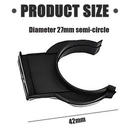 MEXRUMI Pack of 20 Kitchen Skirting Board Clips, Kickboard Brackets, Kitchen Pedestal Brackets, Bathroom Pedestal Brackets for Kitchen Plinth Clips for Sofa, Table, Bed (27 mm)