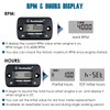 Runleader Digital Tach/Hour Meter,Maintenance Reminder for Lawn Mower Generator Motorcycle