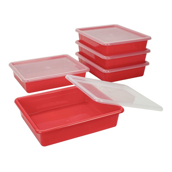 Storex Letter Size Flat Storage Tray â Organizer Bin with