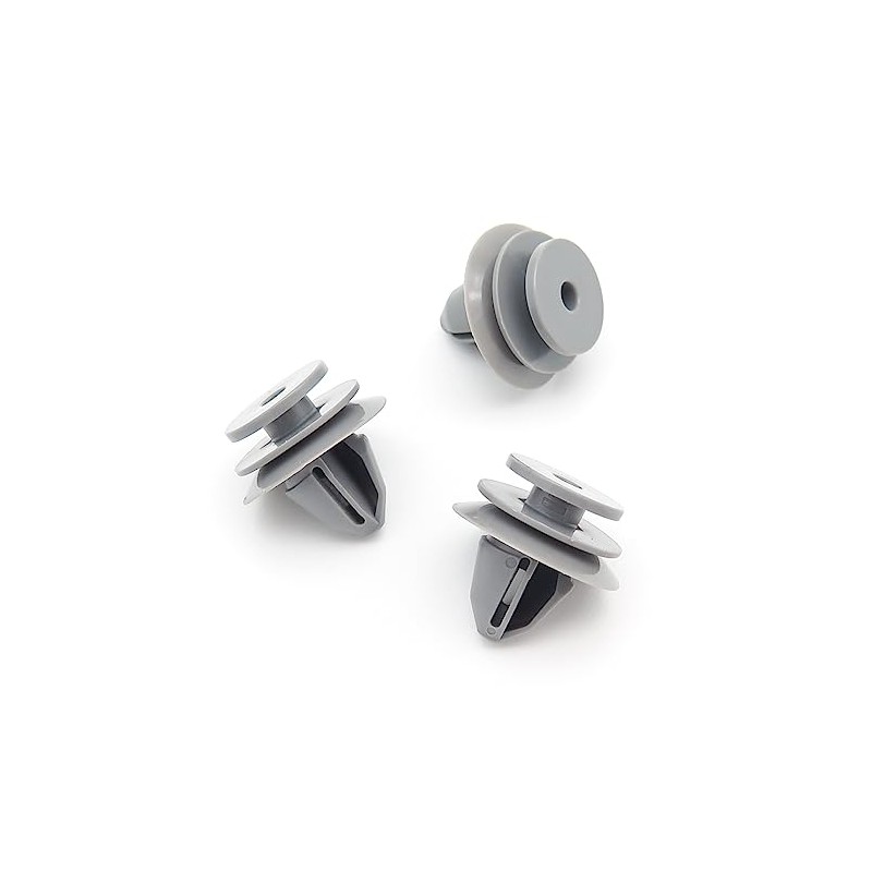 VVO Fasteners Plastic Side Body Moulding Strip Trim Clip, Grey